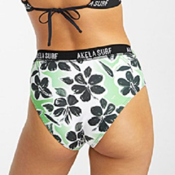 AKELA SURF Neoprene High Waist Bikini Bottom - Picture 1 of 2